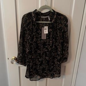 NWT Daniel Rainn for Pea In The Pod Maternity Blouse Size Med